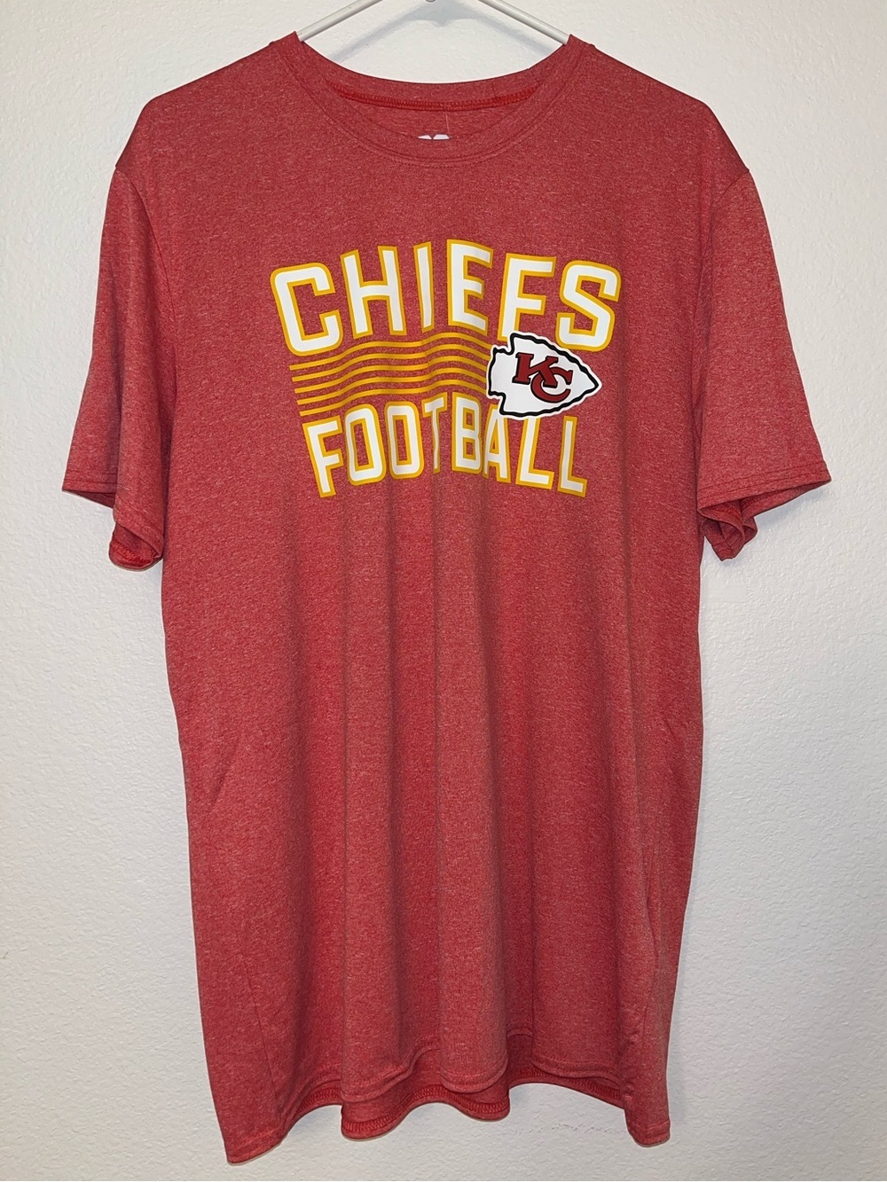 Kansas City Chiefs Red Football Tee